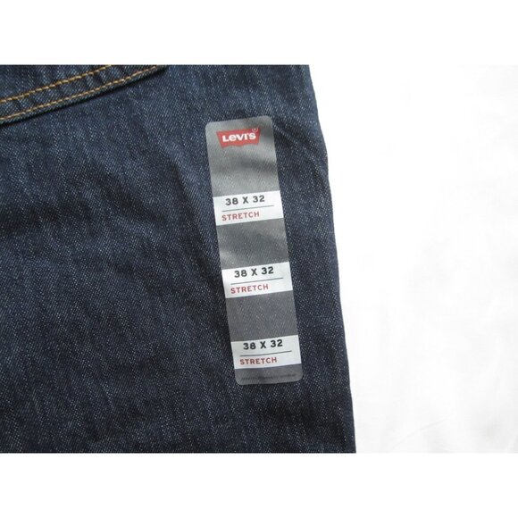 New Men Levis Slim Stretch Denim Jeans Sz 38 x 32 (MP349) - Picture 4 of 7